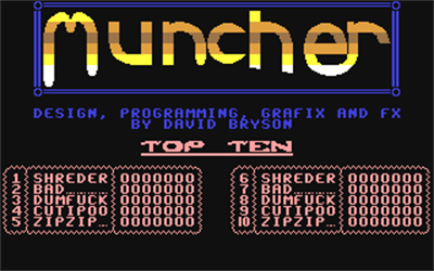 Muncher - Screenshot - Game Title Image