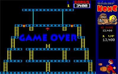 CHAMP Kong - Screenshot - Game Over Image