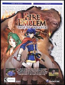 Fire Emblem: Path of Radiance - Advertisement Flyer - Front Image