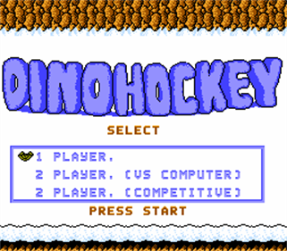 Dino Hockey - Screenshot - Game Title Image