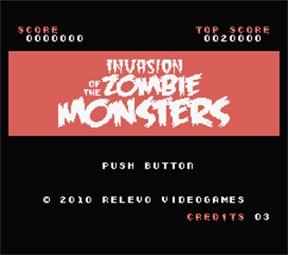 Invasion of the Zombie Monsters - Screenshot - Game Title Image