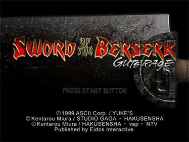 Sword of the Berserk: Guts' Rage - Screenshot - Game Title Image