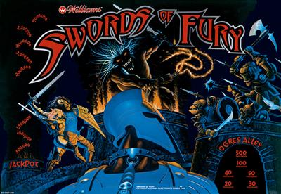 Swords of Fury - Arcade - Marquee Image