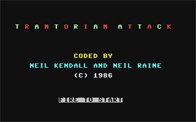 Trantorian Attack - Screenshot - Game Title Image