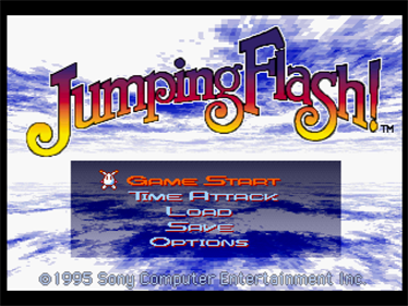 Jumping Flash! - Screenshot - Game Title Image