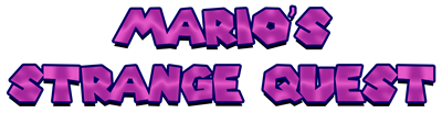 Mario's Strange Quest - Clear Logo Image