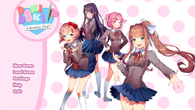 Doki Doki Literature Club - Screenshot - Game Title Image