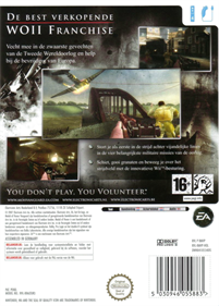 Medal of Honor: Vanguard - Box - Back Image