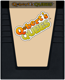 Q*bert's Qubes - Cart - Front Image