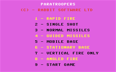 Paratroopers - Screenshot - Game Title Image