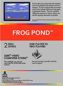 Frog Pond - Fanart - Box - Back Image