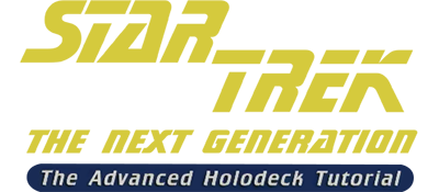 Star Trek: The Next Generation: Advanced Holodeck Tutorial - Clear Logo Image