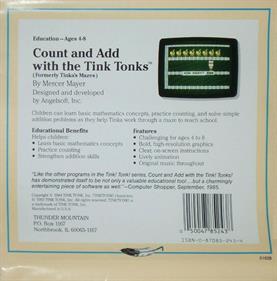 Count and Add With the Tink Tonks - Box - Back Image