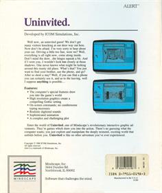 Uninvited - Box - Back Image