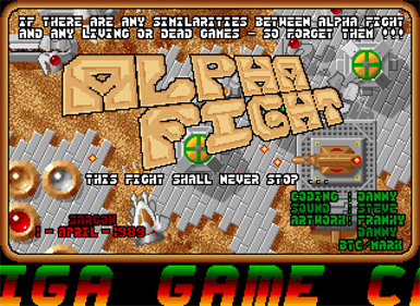 Alpha Fight - Screenshot - Game Title Image