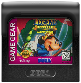 Legend of Illusion Starring Mickey Mouse - Fanart - Cart - Front Image