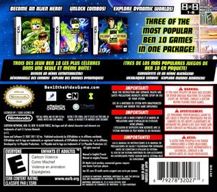 Ben 10: Triple Pack - Box - Back Image