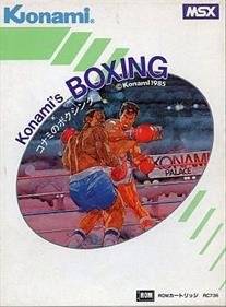 Konami's Boxing - Box - Front Image