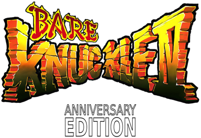 Streets of Rage 4 Anniversary Edition - Clear Logo Image