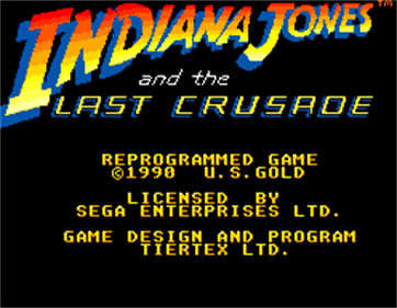 Indiana Jones and the Last Crusade - Screenshot - Game Title Image