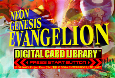 Neon Genesis Evangelion: Digital Card Library - Screenshot - Game Title Image