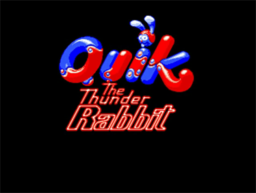 Quik: The Thunder Rabbit - Screenshot - Game Title Image