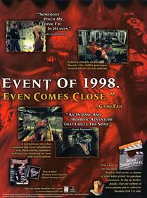 Resident Evil 2 - Advertisement Flyer - Back Image