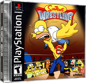 The Simpsons Wrestling - Box - 3D Image