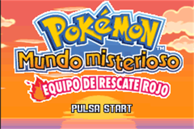 Pokémon Mystery Dungeon: Red Rescue Team - Screenshot - Game Title Image