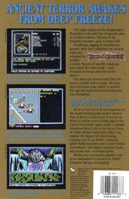 Advanced Dungeons & Dragons: Secret of the Silver Blades - Box - Back Image