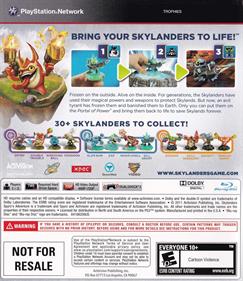 Skylanders: Spyro's Adventure - Box - Back Image