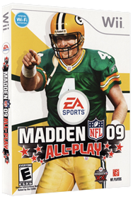 Madden NFL 09 All-Play - Box - 3D Image
