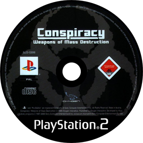 Conspiracy: Weapons of Mass Destruction - Disc Image