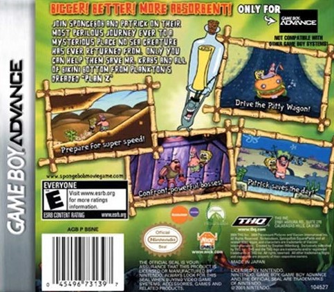 spongebob pc game box spongebob pc game box