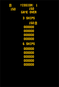 Gorf - Screenshot - Game Over Image