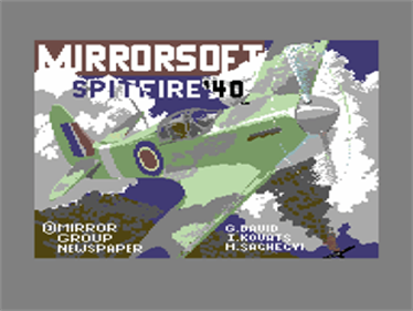 Spitfire 40 - Screenshot - Game Title Image