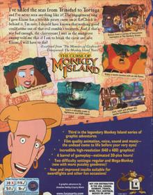 The Curse of Monkey Island - Box - Back Image
