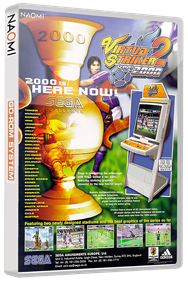 Virtua Striker 2 Ver. 2000 - Box - 3D Image