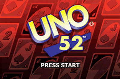 UNO 52 - Screenshot - Game Title Image