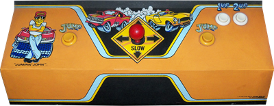 Bump 'n' Jump - Arcade - Control Panel Image