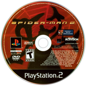 Spider-Man 2 - Disc Image