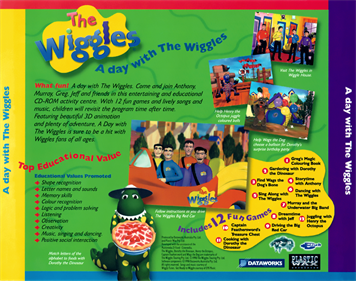 The Wiggles: A Day with the Wiggles - Box - Back Image