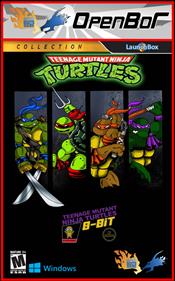TMNT 8-bit Recolored and Extended - Fanart - Box - Front Image
