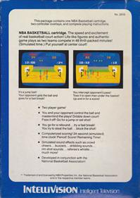 NBA Basketball - Box - Back Image