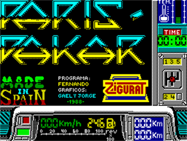 Paris-Dakar - Screenshot - Game Title Image