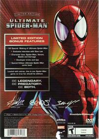 Ultimate Spider-Man: Limited Edition - Box - Back Image