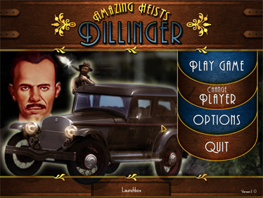 Amazing Heists: Dillinger - Screenshot - Game Title Image