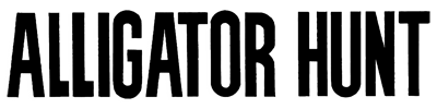 Alligator Hunt - Clear Logo Image