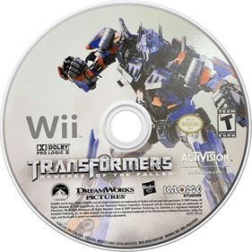 Transformers: Revenge of the Fallen - Disc Image