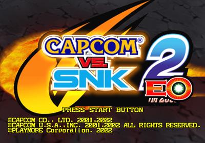 Capcom vs. SNK 2 EO - Screenshot - Game Title Image